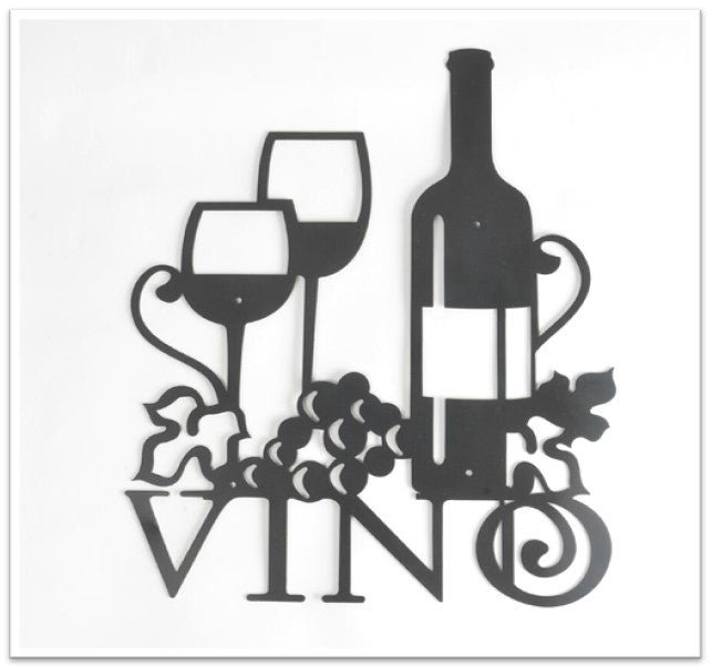 IRON VINO WALL DÉCOR