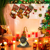 CHARACTER CHRISTMAS STOCKING (CHOICE OF SNOWMAN, ELK, OR SANTA CLAUS)