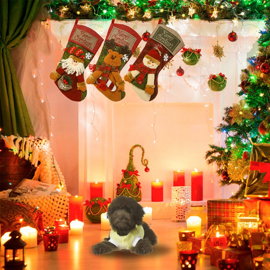 CHARACTER CHRISTMAS STOCKING (CHOICE OF SNOWMAN, ELK, OR SANTA CLAUS)