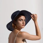 DORIA 1905 LEVANTE HEMP NIGHT BLUE HAT