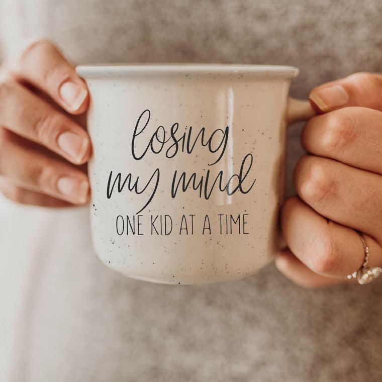 “LOSING MY MIND ONE KID AT A TIME” MUG