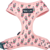 “PUPSHAKE PINK” ADJUSTABLE DOG & CAT HARNESS